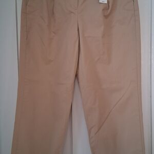 Express High Rise Ankle Pants in Tan Size 2R - NWT